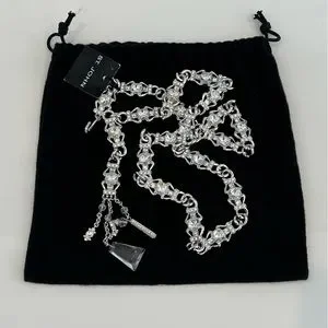 ST. JOHN SILVER CHAIN CRYSTAL BELT SIZE S NWOTS! St. John | Accessories | St John Silver Chain Crystal Belt  main image 2
